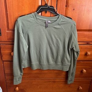 Sweaty Betty Olive Green Top size xs